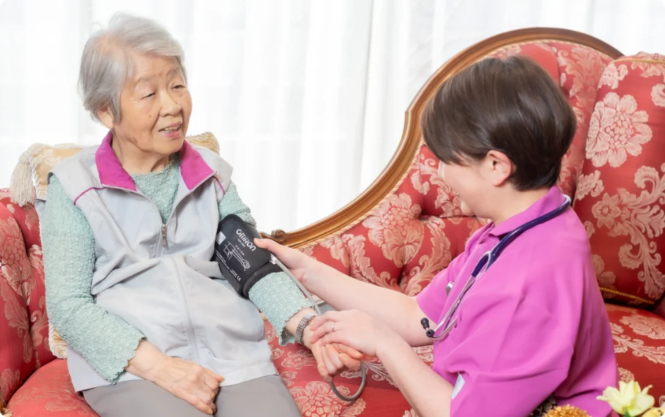 24時間体制の手厚い介護・医療サポート